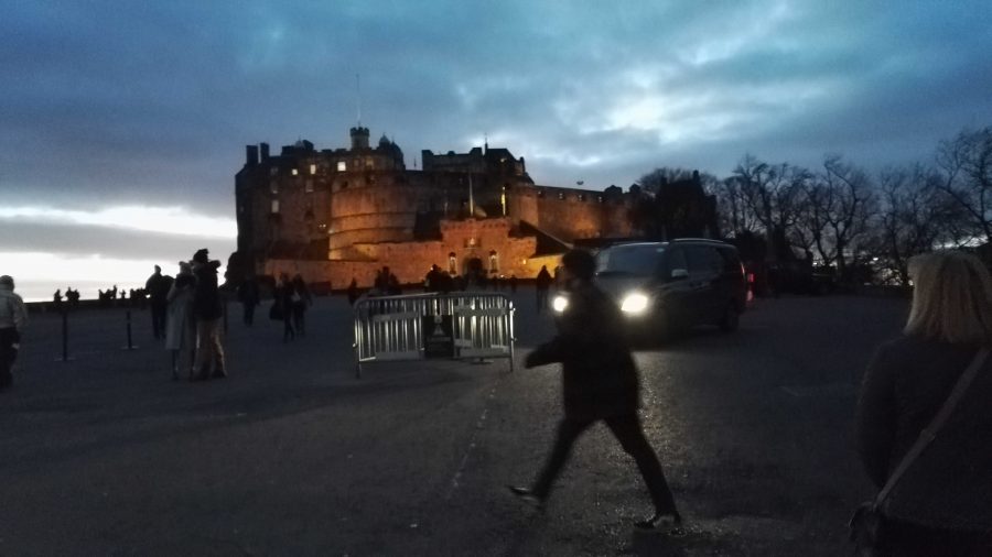 Edinburgh Castle am Abend